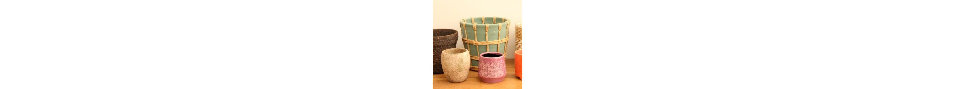Compre tampas de vasos decorativas para suas plantas  | La Majosa